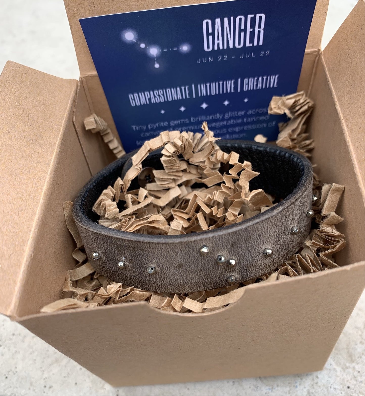 Cancer (Jun 22 - July 22) Zodiac Constellation bracelet