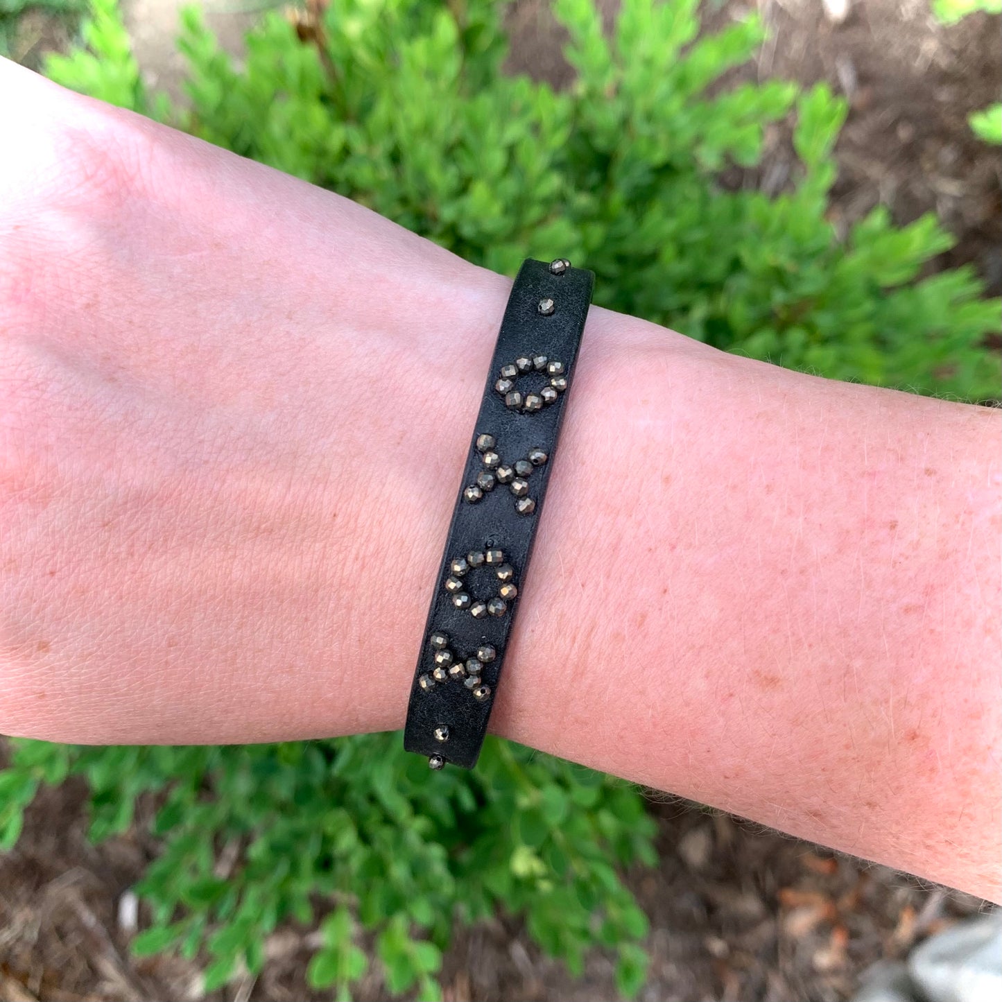 LOVE Stacking Bracelet - natural colors