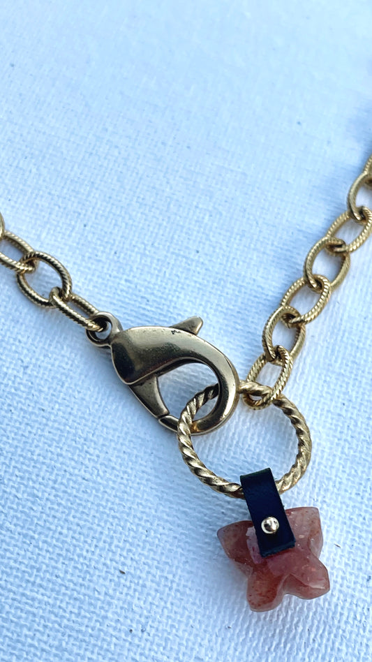 Large Cable Link Chain Necklace in 24K Gold- or Fine Silver-Plated