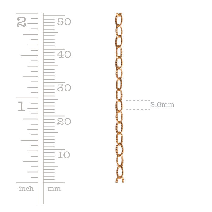 Fine cable link chain necklace in antiqued 24k gold plate