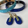 Electric Blue with Turquoise Chrysocolla gems