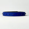 Vivid Blue leather with natural Lapis Lazuli gemstones