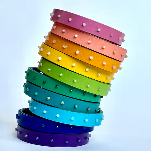 CELEBRATE Stacking Bracelet - in bright, bold colors