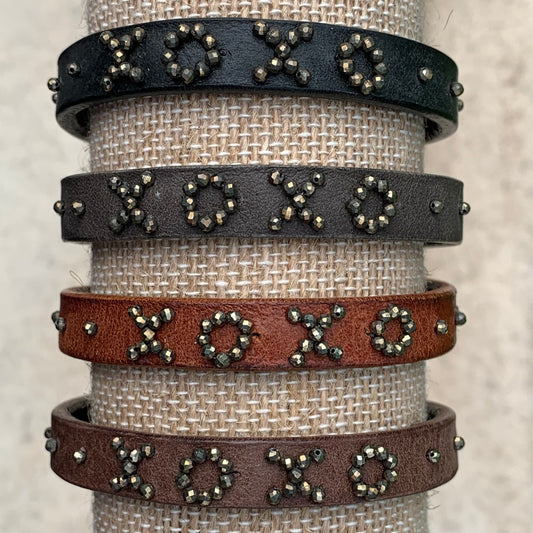 LOVE Stacking Bracelet - natural colors