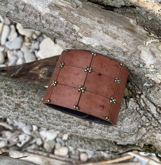 ARMOR Leather Cuff Bracelet