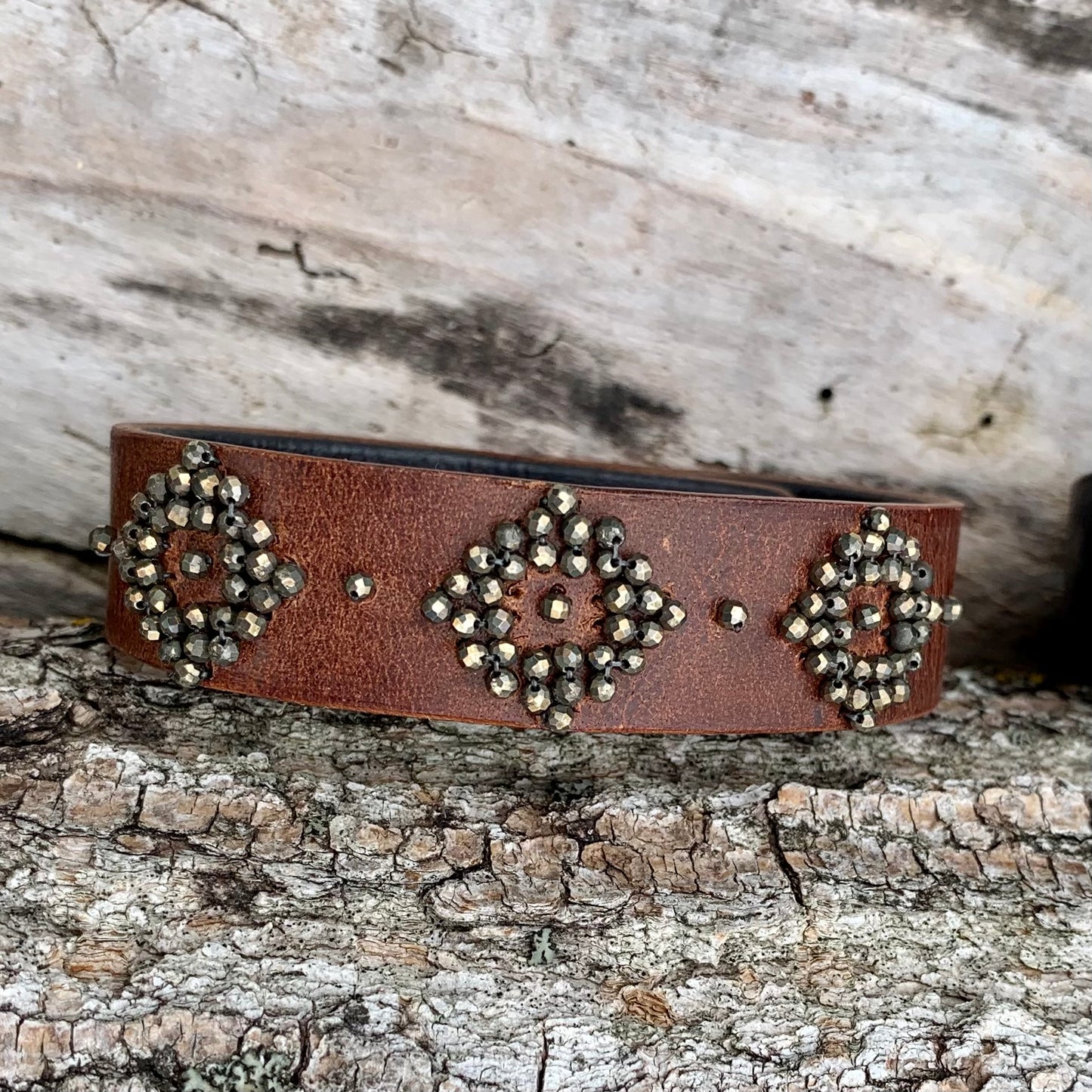 Sundance leather bracelet